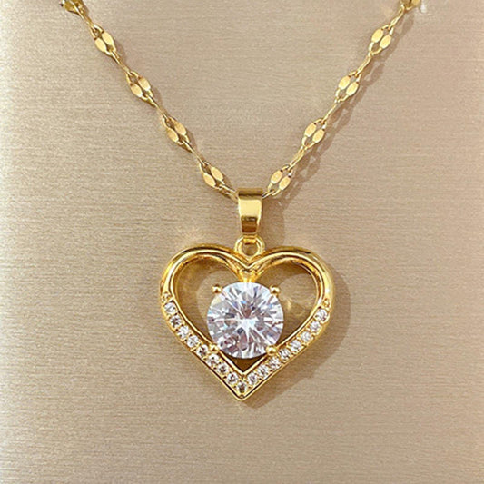 Collana con ciondolo a forma di cuore